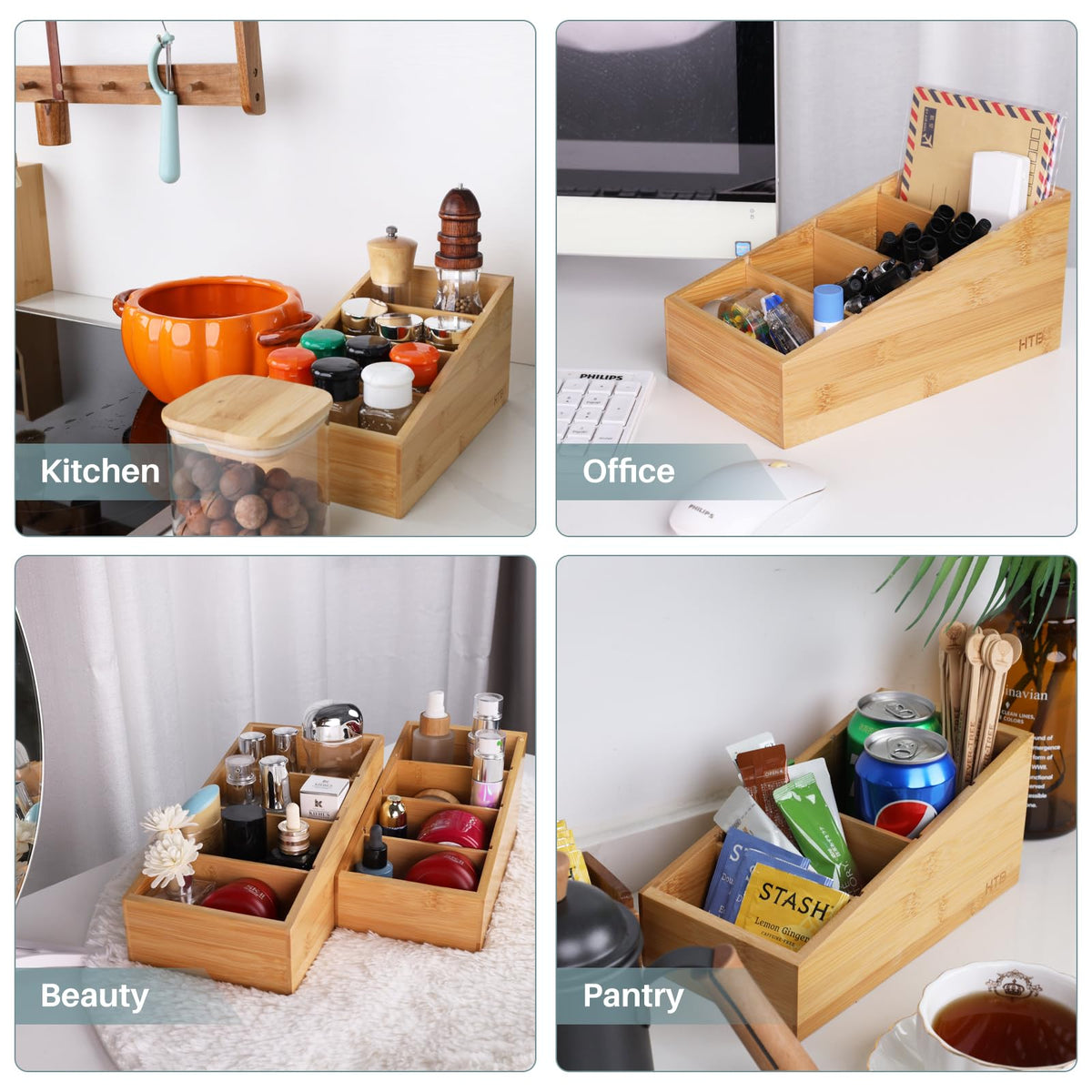 YouCopia ShelfBin Packet Organizer, 4-Tier Stairstep | All Products - Image 159