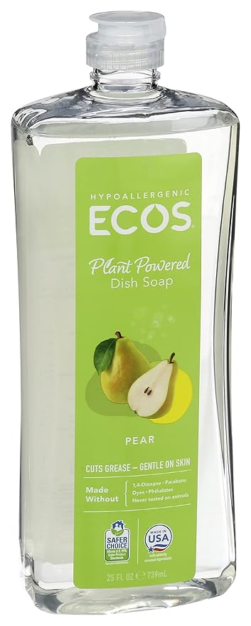Ecos Dishmate Pear, 25 oz