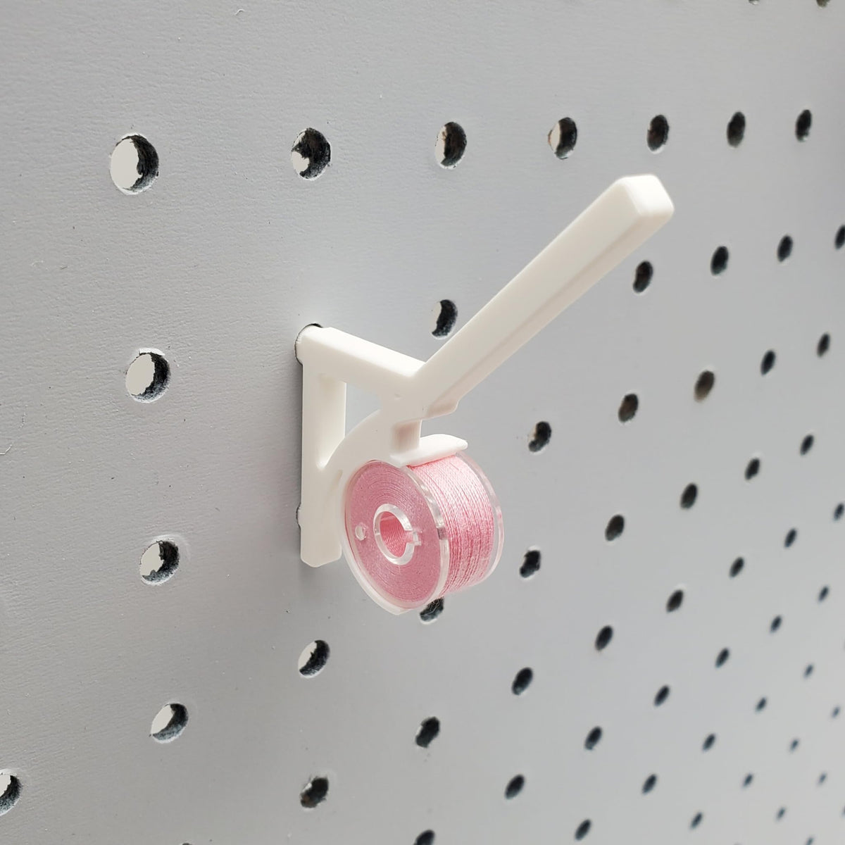 'Just Hanging Pegboards' 1/4" Pegboard Angled | Home Organization - Image 1
