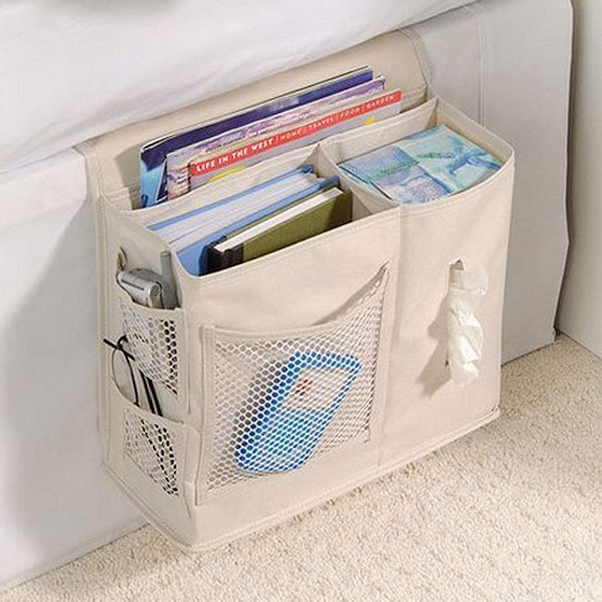 Dependable Industries inc. Essentials 7-Pocket Bedside Caddy - Image 1
