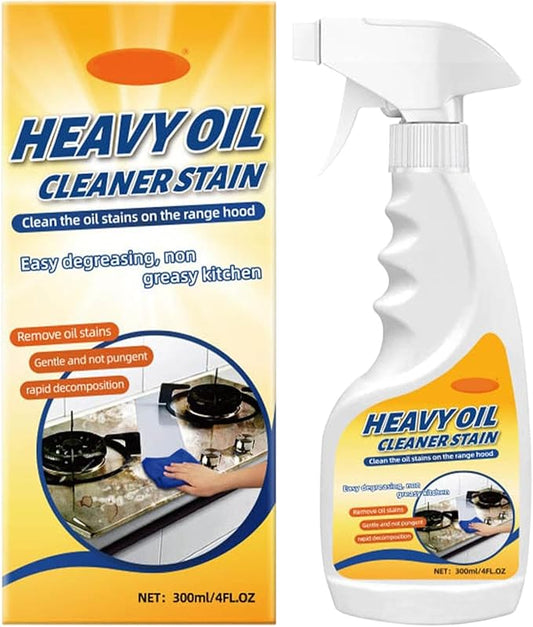 Kitchen Heavy Oil Cleaner Stain, Oven Cleaner, Multi-Purpose Cleaner - Kitchen Degreaser Spray with Spray Nozzle Spray & Towel for Kitchen, Household, Oven, Stove, Range Hood, Sink