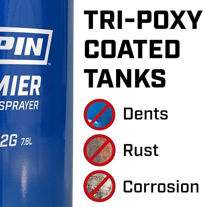 Chapin Premier Steel Portable Compression Sprayer, 2-Gallon Capacity, Model# 1280