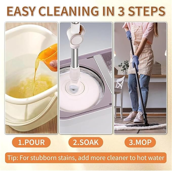 5-In-1 Floor Cleaner Pro, Hardwood Surface Wax/Shine/Oil, 2026 New Cleaning Care Solution, Odor Remover for Hardwood Floors for Mopping Home, Kitchen And Bathroom (1set)
