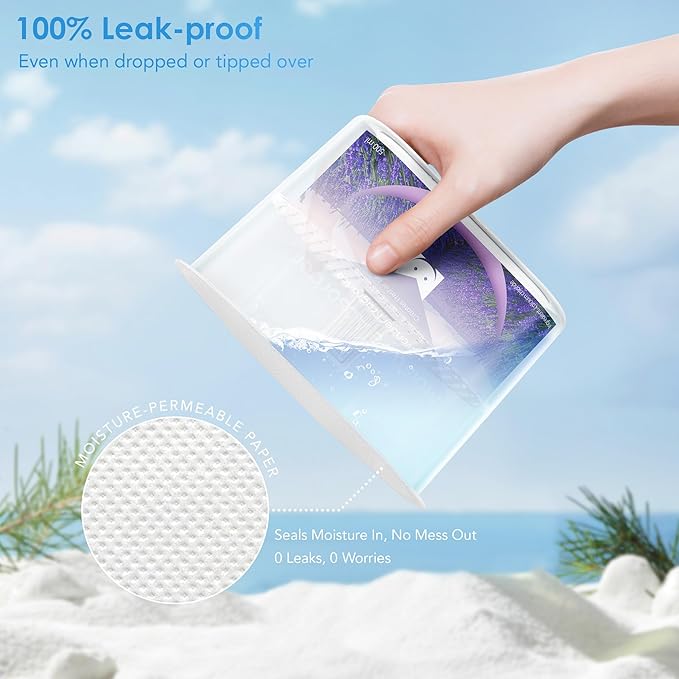 Moisture Absorbers 6 Packs, 10.8OZ Lavender Vanilla Efficient Humidity Absorber ＆ Odor Eliminator Boxes, Refillable Car Dehumidifier for Closet, Bathroom, Basement＆ RV