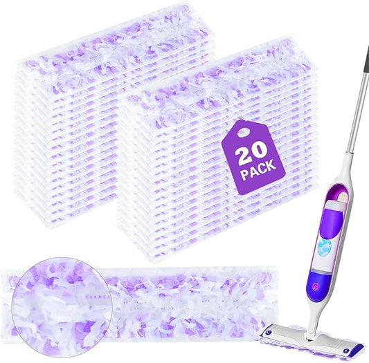 Power Mop Pads for Swiffer Power Mop Refills, Multi-Surface Power Mop Pads for Swiffer Power Mop Pads, Disposable PowerMop Refill Pads Compatible with Swiffer Wet Pads Refill, 20 Count