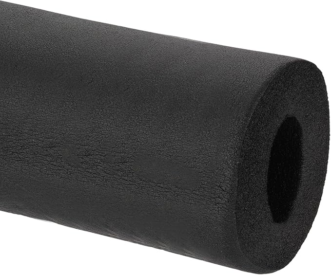 PATIKIL 1-7/8"(48mm) ID x 6.6Ft Pipe Insulation Foam Tubes, Pipe Cover Wrap Roll Bar Padding Tubing for Handle Grip HVAC Outdoor Air Conditioner Units, Black