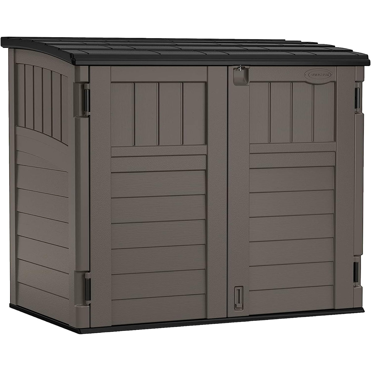 Suncast 34 Cu Ft Horizontal Shed, Outdoor Storage Shed with Floor - Image 1