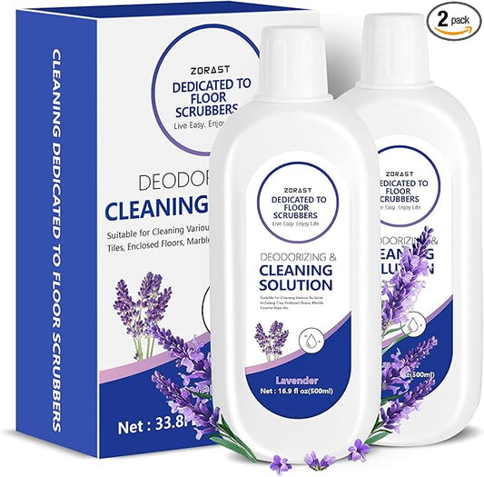 Floor Cleaning Solution Compatible with Tineco Floor One & iFloor Series, 2-Pack 16.9floz Lavender Scent Floor Cleaner Deep Cleans for Multiple Hard Floors