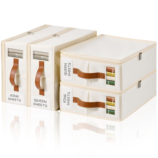 Bed Sheet Organizer 4 Pack - No Insects Entry Sheet - Image 1