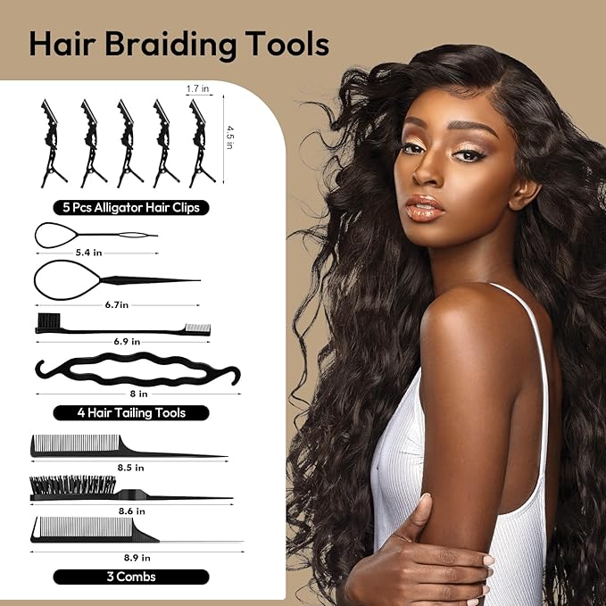 Portable Braiding Hair Rack with Wheels & Storage Drawers,168 Pegs Hair Extension Holder Hanger for Braiding Hair Separator Stand Display,Hair Rack with Stylist Hair braiding Tools(Black)