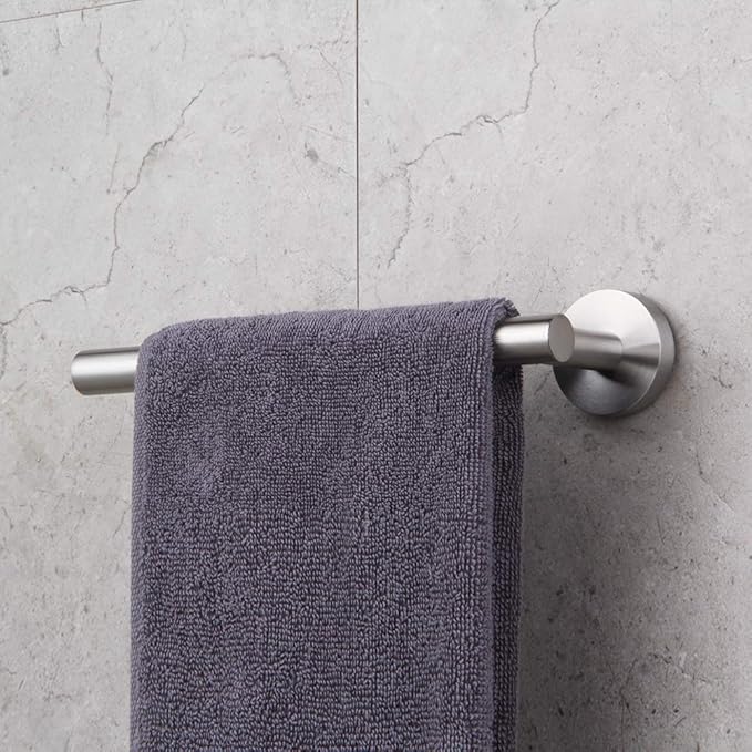 Kitchen Towel Bar — 9" Brushed Stainless Steel
