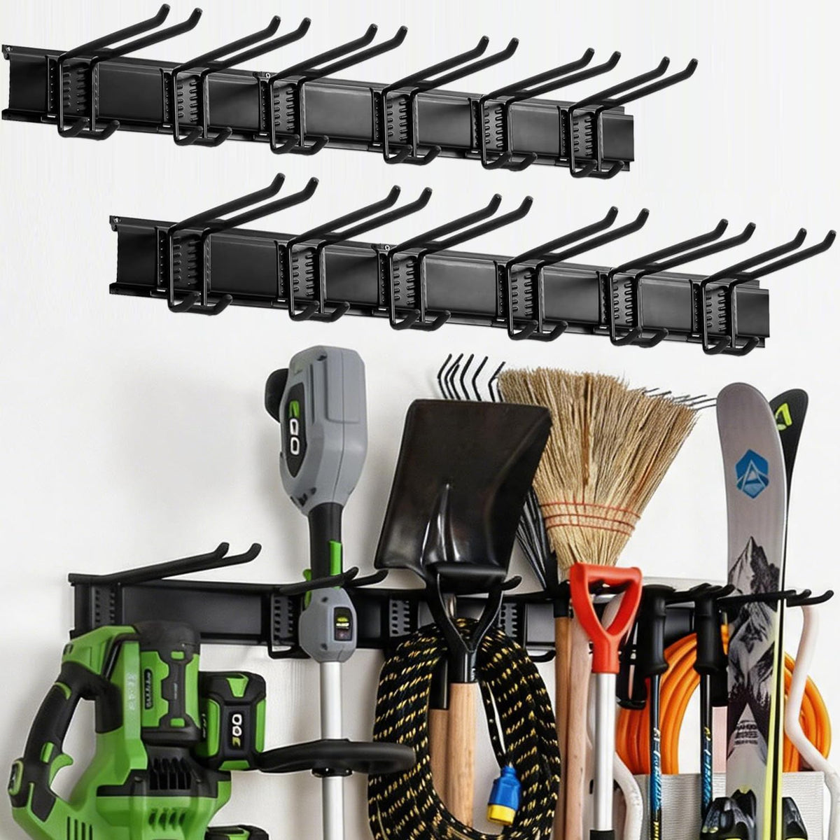 Aking Ace 96-Inch Heavy Duty Wall Mount Garden Tool | Garage Storage - Image 1