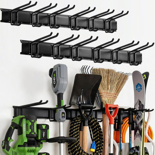 Aking Ace 96-Inch Heavy Duty Wall Mount Garden Tool | Garage Storage - Image 1