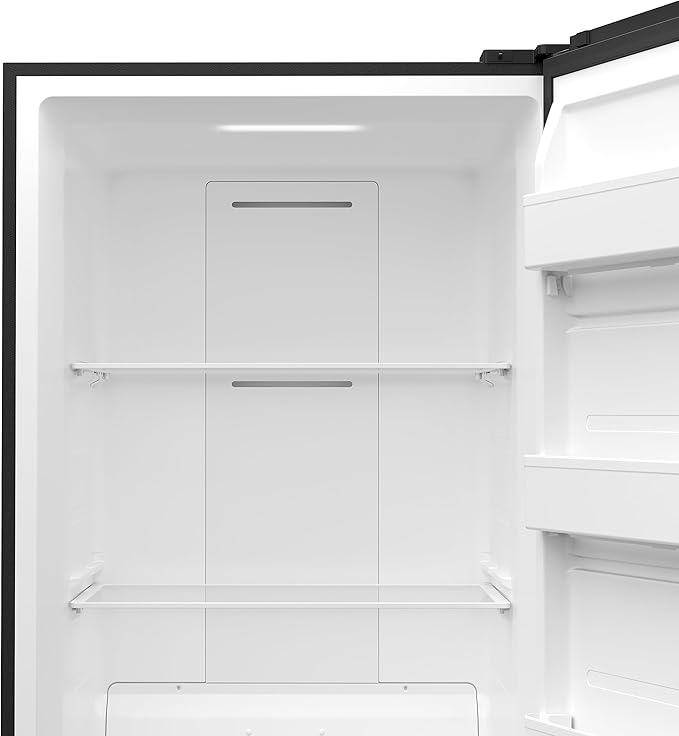 KoolMore CUFR-21C 21 cu. ft. Upright Convertible Freezer/Refrigerator, 2-in-1 Appliance, Storage for Fresh or Frozen Food and Drinks with Clear Shelves and Drawers in Silver, Stainless Steel