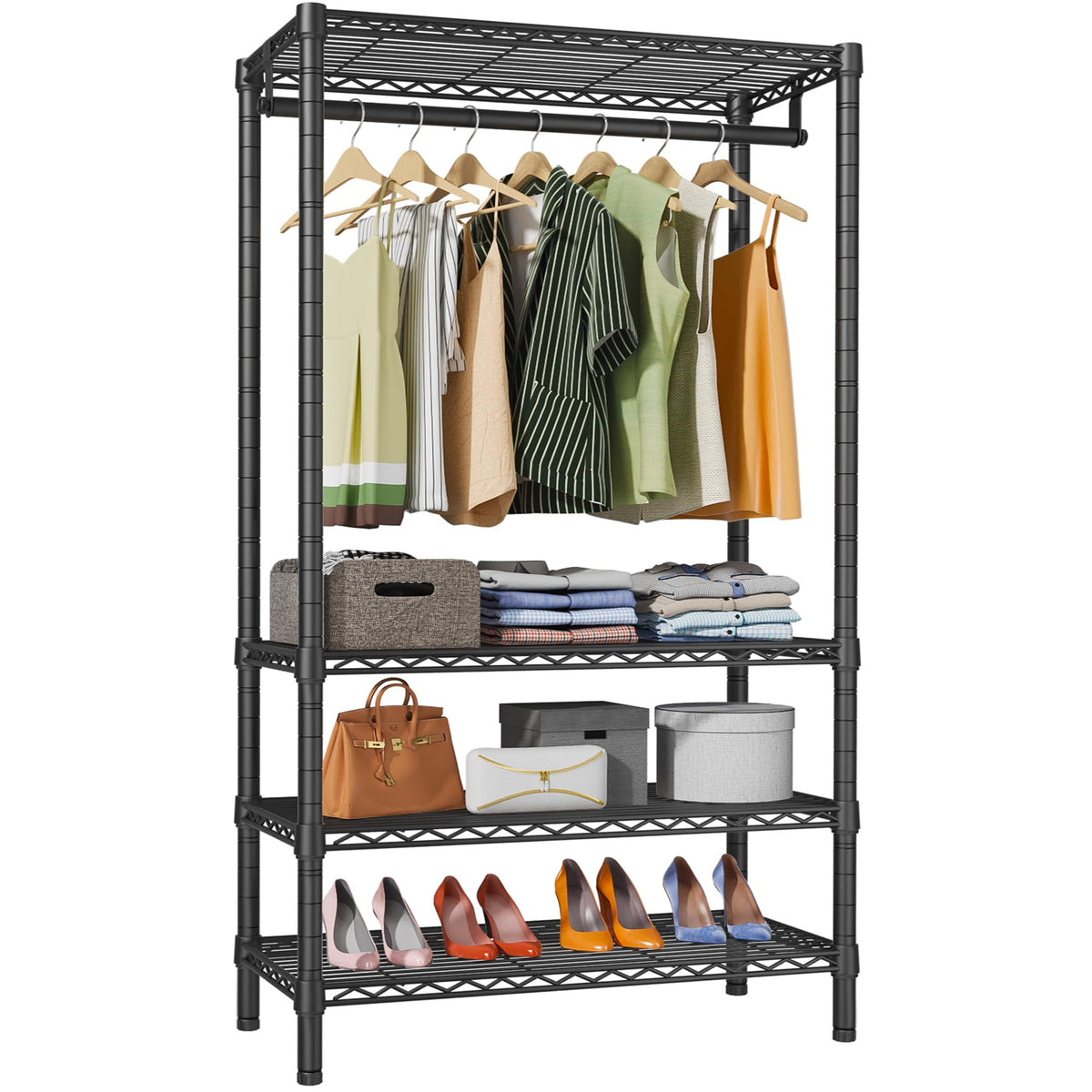 VIPEK V1 Wire Garment Rack, 4-Tier Clothes Rack - Image 1