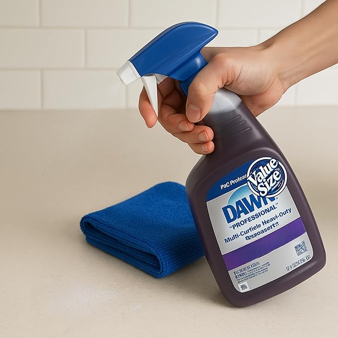 MOOCHI Dawn- Professional Multi-Surface Heavy Duty Degreaser Spray + Microfiber Cleaning Cloth | 32 fl oz | Custom bundled