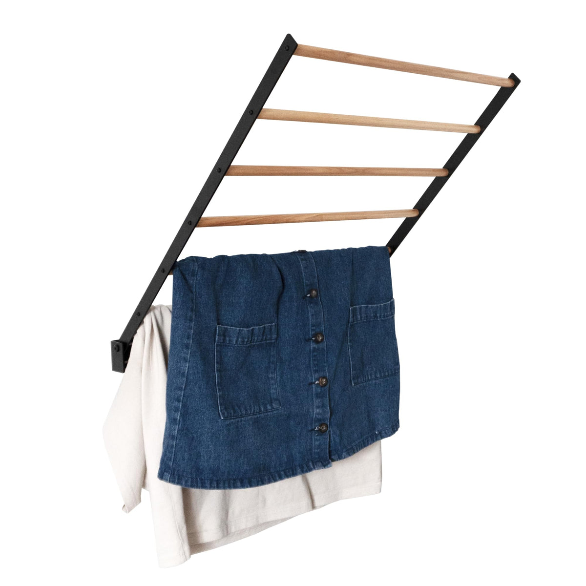 Wall Mounted Drying Rack – Foldable Laundry Drying Rack - Image 1