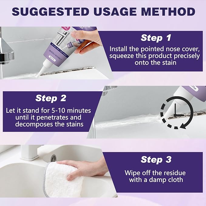 2Pcs Cleaning Remover Gel,Powerful Household Cleaning Gel,Suitable For Bathroom And Kitchen Tile Gaps,Multi-Surface Remover Gel