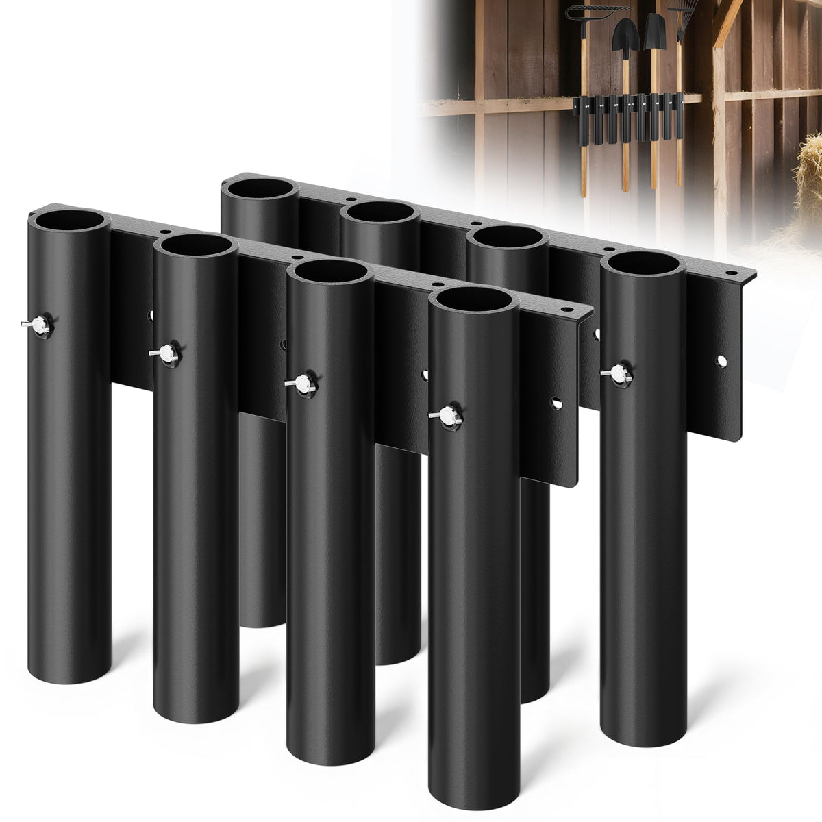 Shovel Holder for Truck, 8-Holes in 2 Grouped Metal Truck - Image 1