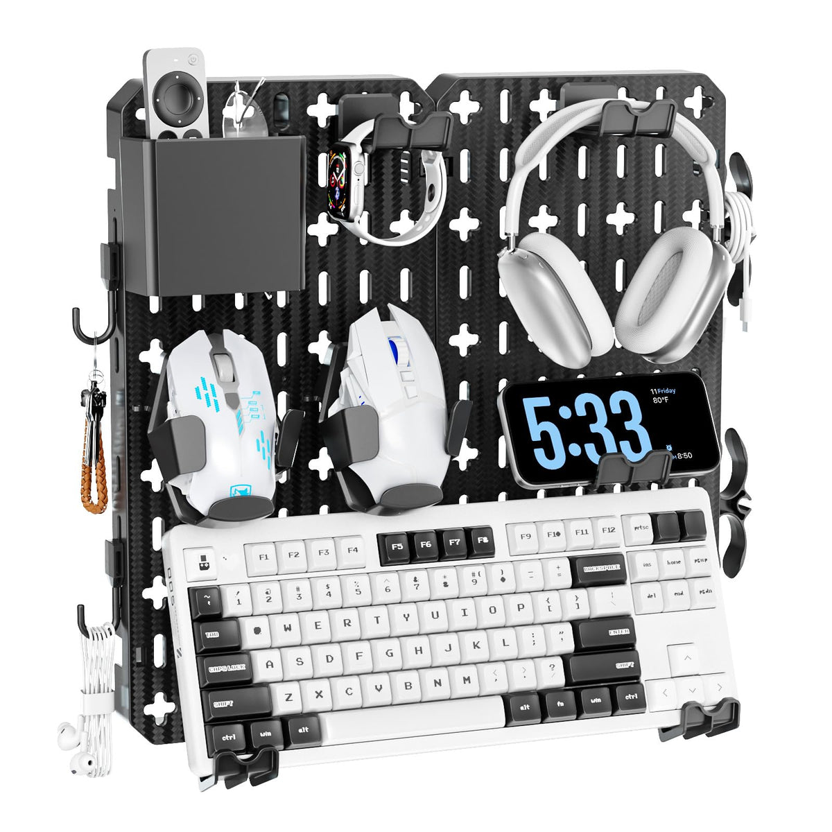 KDD Keyboard and Mouse Display Stand Holder, Wall Mount - Image 1