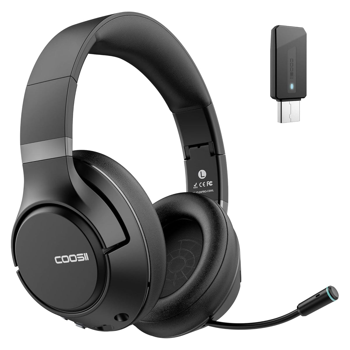 H300 Wireless Headphones with Microphone,Over Ear Bluetooth - Image 1