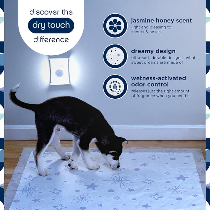 Pet Life Unlimited Overnight XXL Puppy Pads 30"x36" – 15 Count | Leak-Proof Extra-Extra-Large Dog Training Pads with Overnight Protection & Jasmine Honey Scent | USA Made