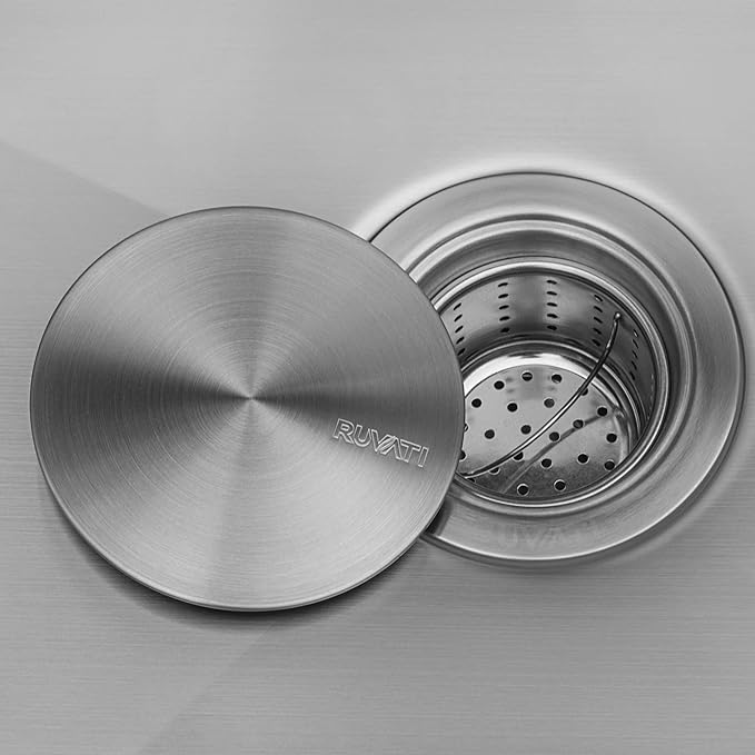 Ruvati 18 inch Undermount Bar Prep 16 Gauge Kitchen Sink Round Corners Stainless Steel Single Bowl - RVH7118