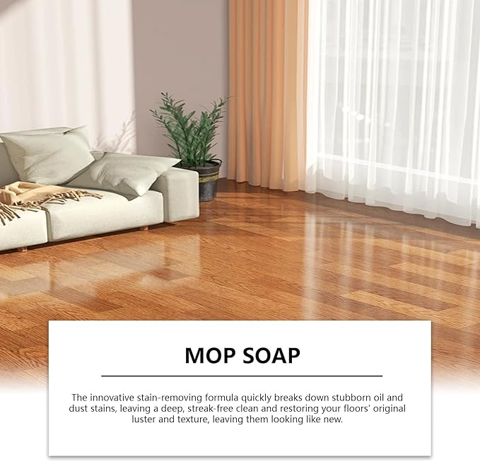 Pumpkin Spice Mop Soap, Floor Cleaner for Mopping, Brazilian Waves Mop Soap, Fall Scent Floor Cleaner, Multisurface Bathroom & Kitchen Mops Soaps, Concentrated Formula, for Wood and Tile (2)