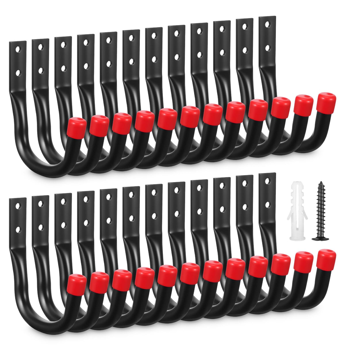 Lemecima 24 Pack Garage Hooks Heavy Duty, 3.5" Garage Wall - Image 1