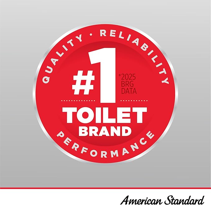 American Standard 2887218.020 H2Option Two-Piece Toilet Less Seat, Elongated Front, Standard Height, Dual Flush, White, 1.28 GPF
