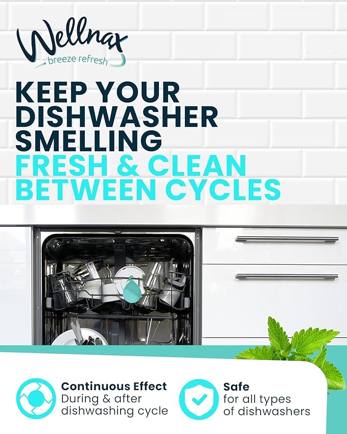 Wellnax Dishwasher Freshener (Green Apple)