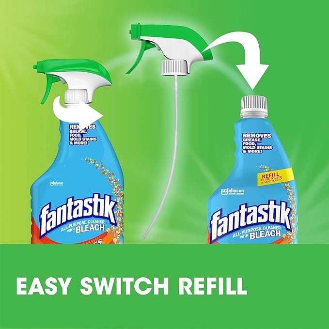 Fantastic Bleach Cleaner, 32 Ounce (Pack of 2)