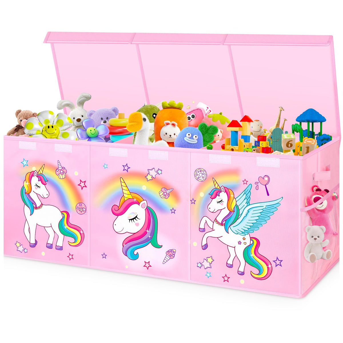 Extra Large Toy Box with Lids, Collapsible Storage C | All Products - Image 1