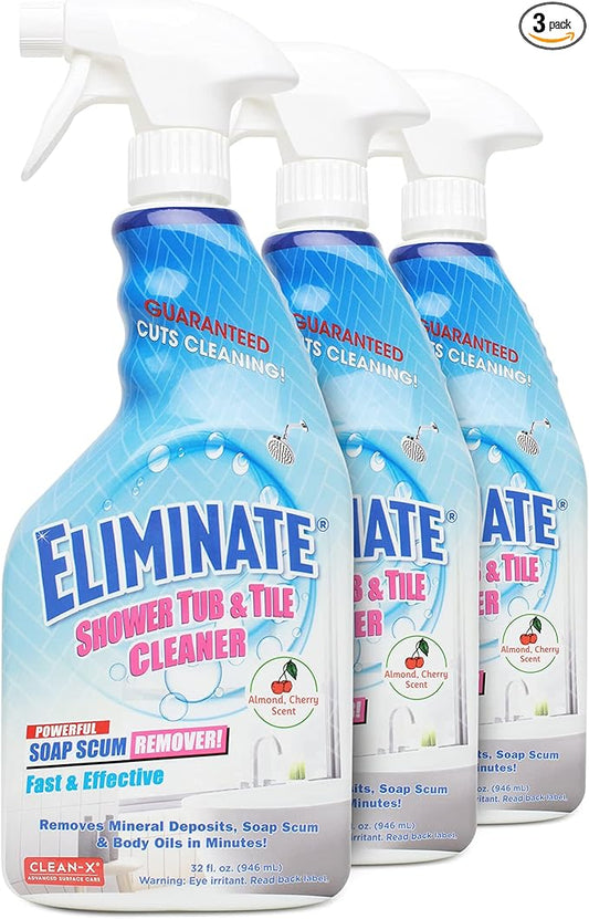 Clean-X Eliminate Shower Tub & Tile Cleaner- 32 fl oz. - Shower Cleaner by UNELKO Invisible Shield (3)