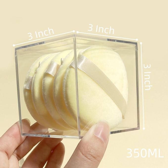 Acrylic Box Clear Square Cube Display Case,75X75X75mm Storage Container Acrylic Boxes with Lids for Easter Candy Box for Jewelry Storage Boxes