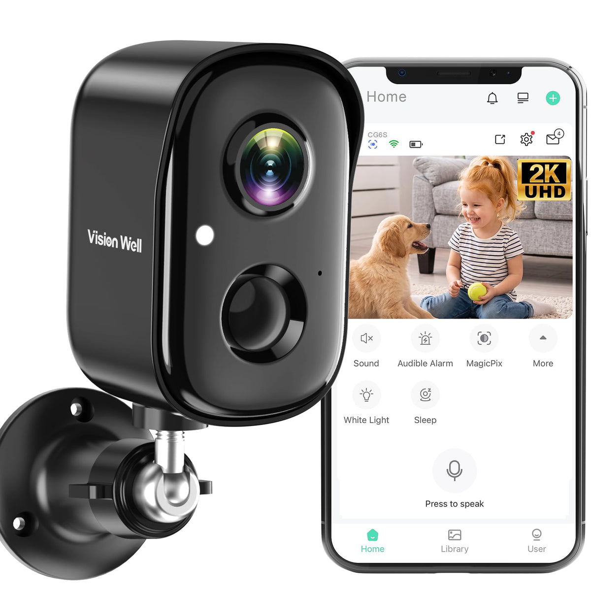 Security Cameras Wireless Outdoor, 2K Indoor Cameras for Home - Image 1