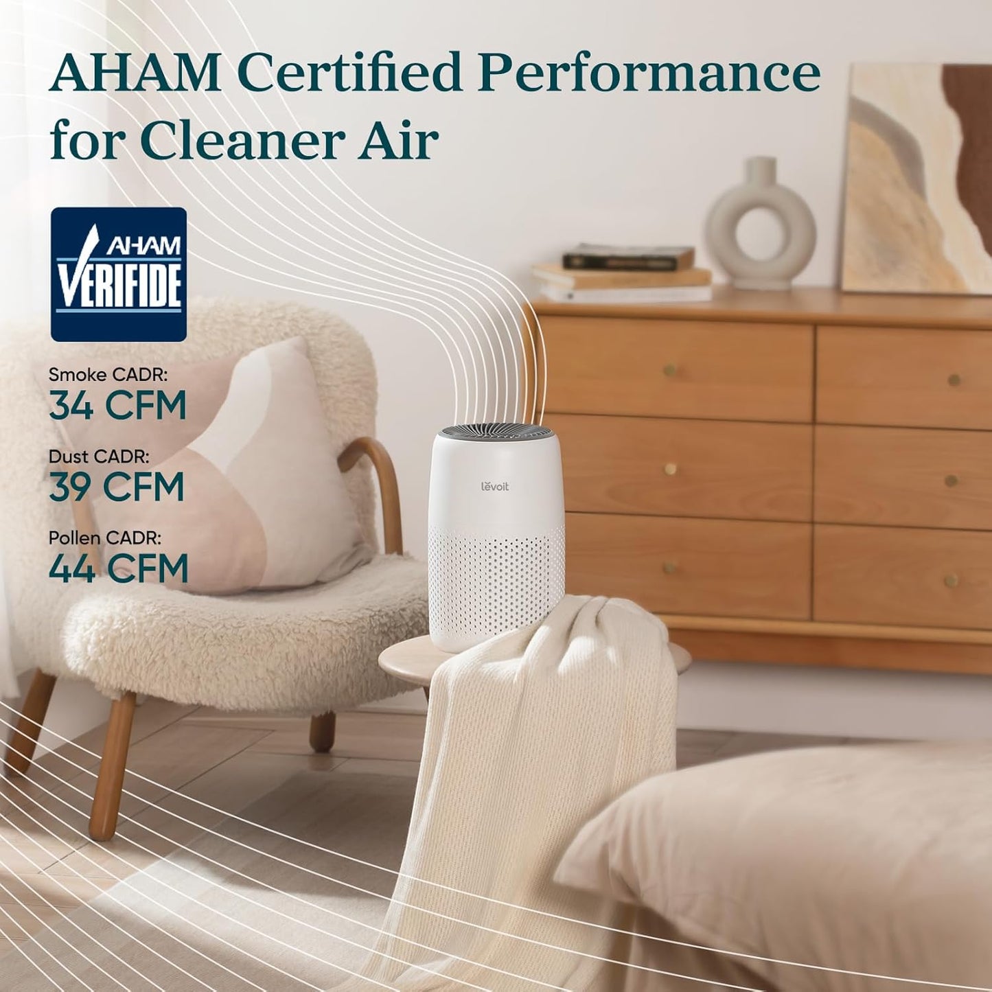 LEVOIT Core Mini-P HEPA Air Purifier – 3-in-1 Filter for Bedroom, Home & Office | Fixory911