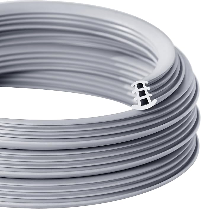 Flexible EPDM Rubber Strip (10 ft Long and 1/2 inch Wide) for Concrete Crack Repair and Replacement - Weather and Aging Resistant Expansion Joint Filler for Driveways and Sidewalks