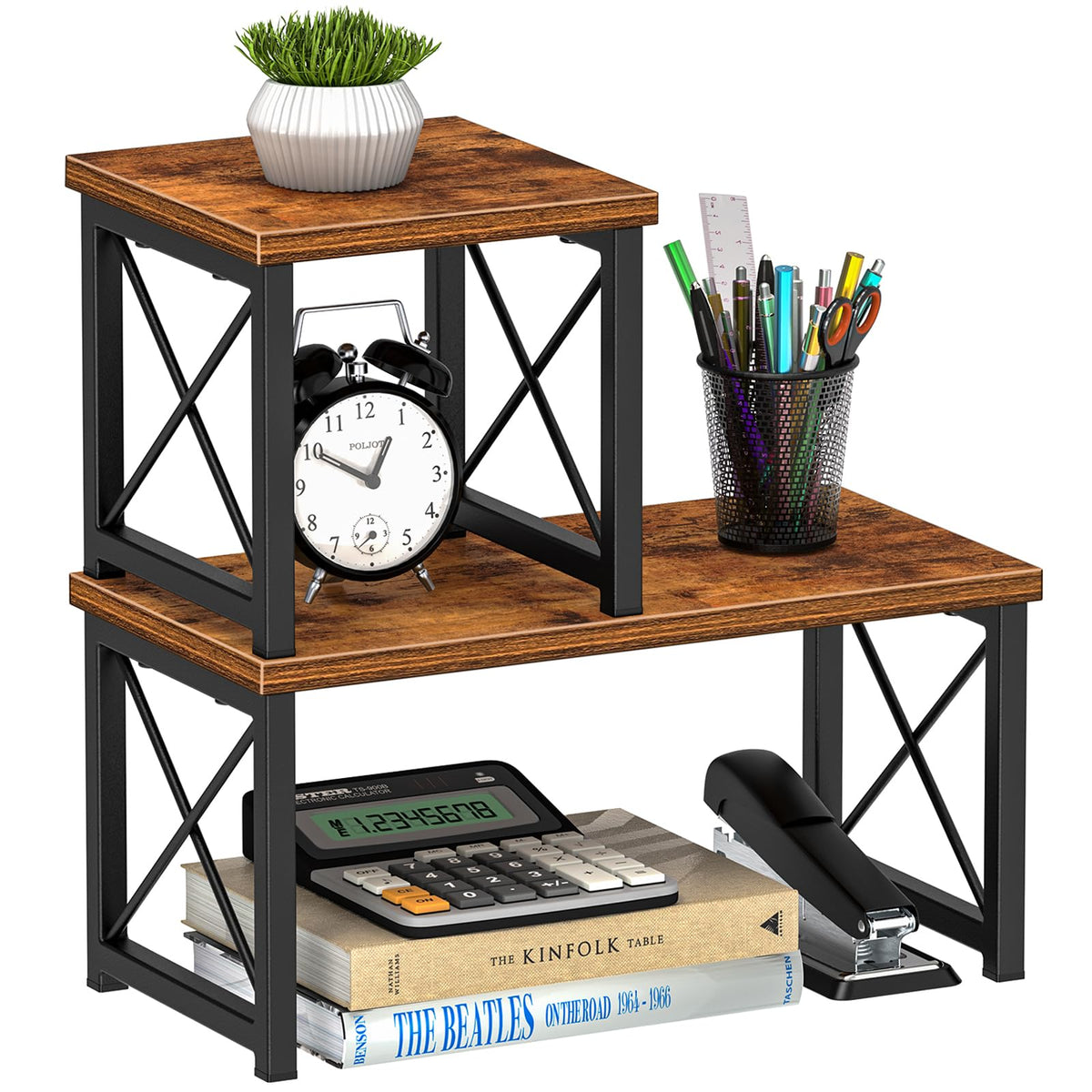 Honiter Desk Shelf Organizer, Desk Shelf for Top of Desk - Image 1