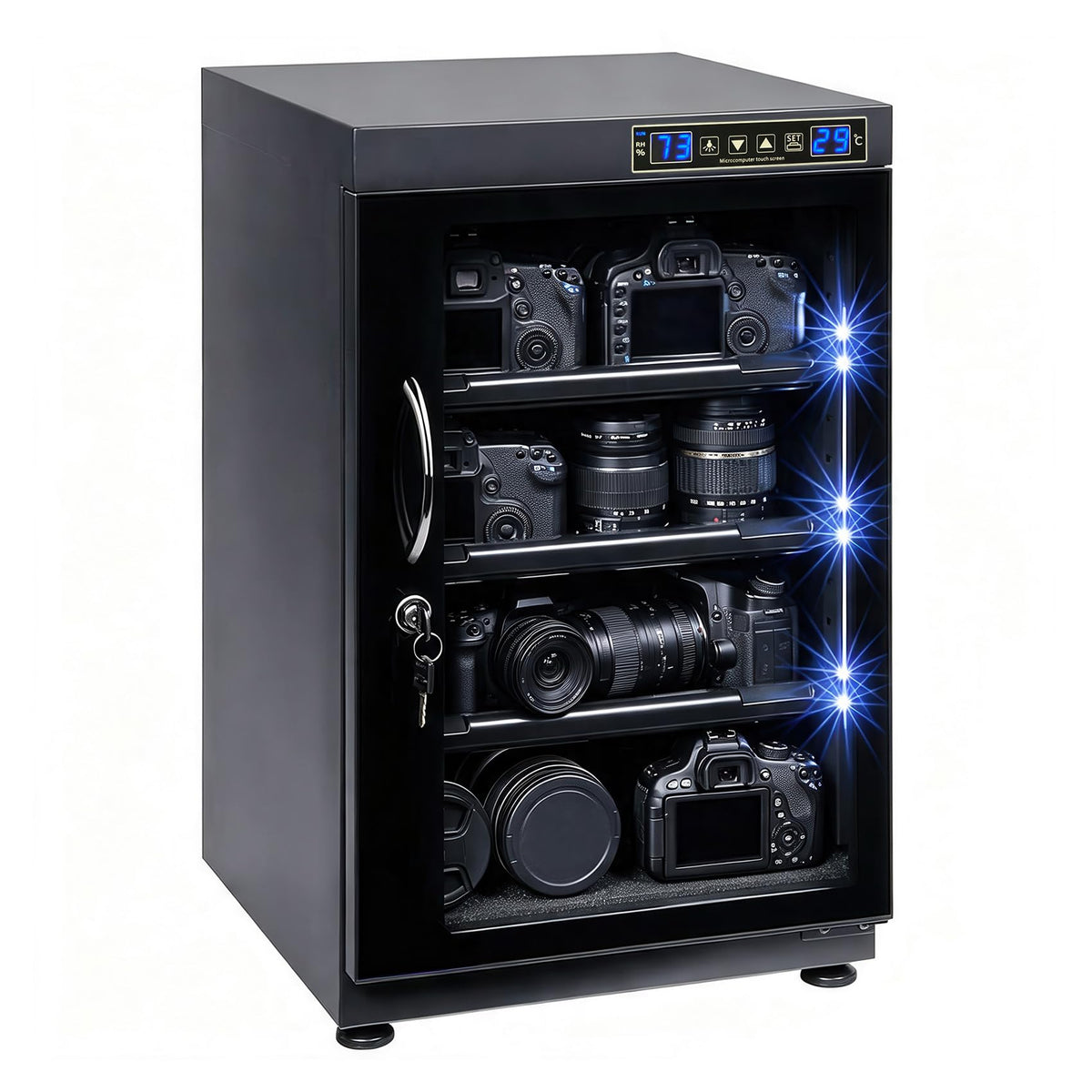 85L Dehumidifying Dry Cabinet Box, Touch Screen 4 Layers - Image 1