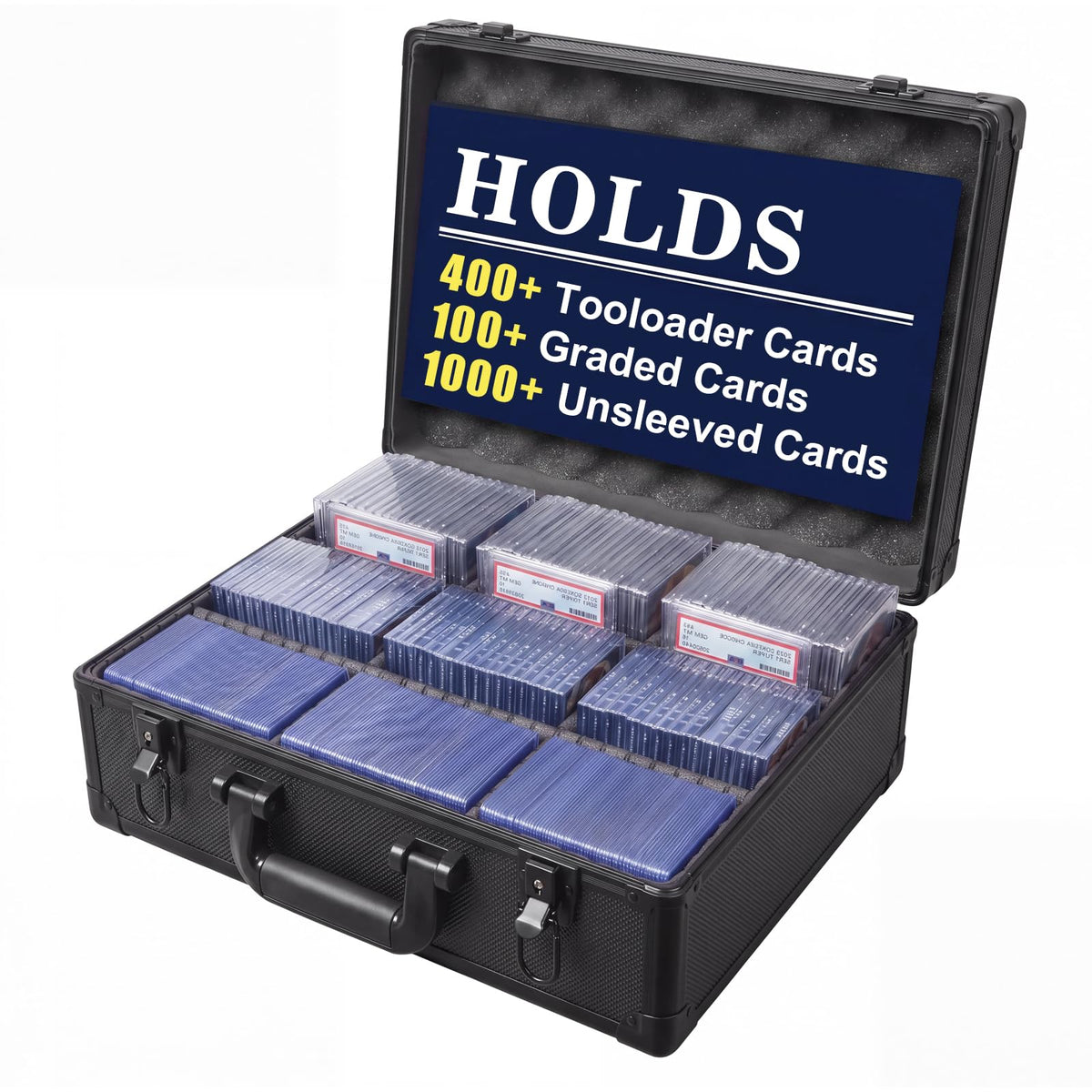 Trading Card Storage Box, Fully Customizable Card Organizer Case - Image 1