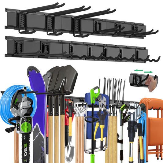 "96 Garage Tool Organizer Wall Mount - Heavy Duty 1020 lbs - Image 1