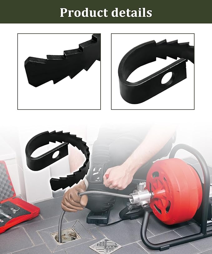 3HDB Heavy-Duty Saw Blade Drain Cleaner Root Cutter for Drain Cleaning General Wire 5/8 to 3/4 Inch Drain Cables