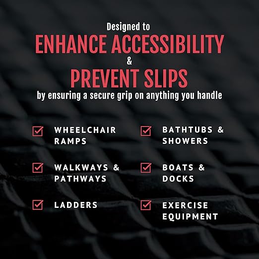 CATTONGUE GRIPS Non-Abrasive Grip Tape Wrap - 1” Thick Heavy-Duty, Waterproof Anti-Slip Tape for Wrapping Tools, Bats, Gym Equipment - Indoor & Outdoor Anti-Slip Solution (Glow, 10ft)
