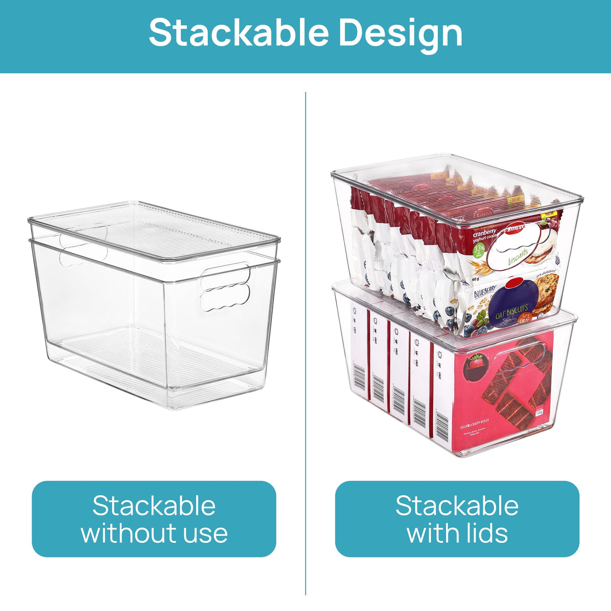 YouCopia ShelfBin Packet Organizer, 4-Tier Stairstep | All Products - Image 125