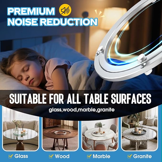 Lazy Susan Hardware,18 inch Heavy Duty Lazy Susan Bearing Kit,Rotating Serving Turntable for Aluminium Alloy Turntable Bearing,Swivel Base Hardware for Dining Table,DIY,Display Stand,Workbench