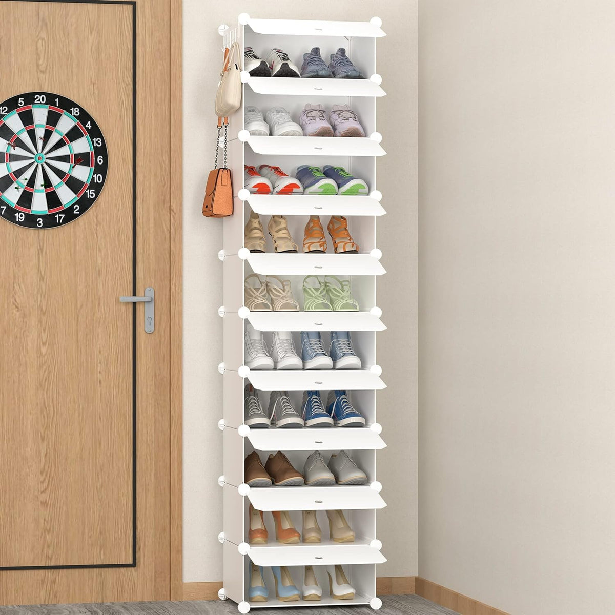 HOMIDEC Shoe Storage, 10-Tier Shoe Rack Shoe Organizer for Closet - Image 1