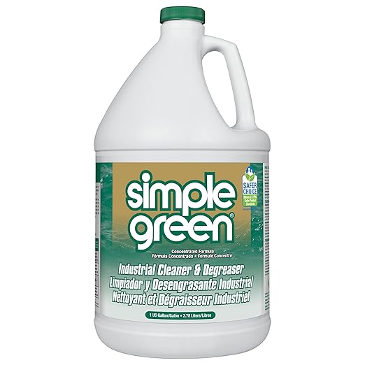 Simple Green 13005CT Industrial Cleaner and Degreaser, Concentrated, 127.8 Fl Oz, Pack of 1, White
