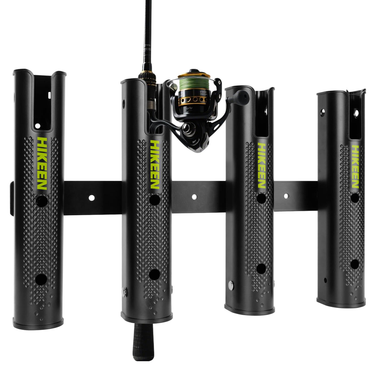 Hikeen Adjustable Fishing Rod Holder, 4 Tube Fishing Pole - Image 1