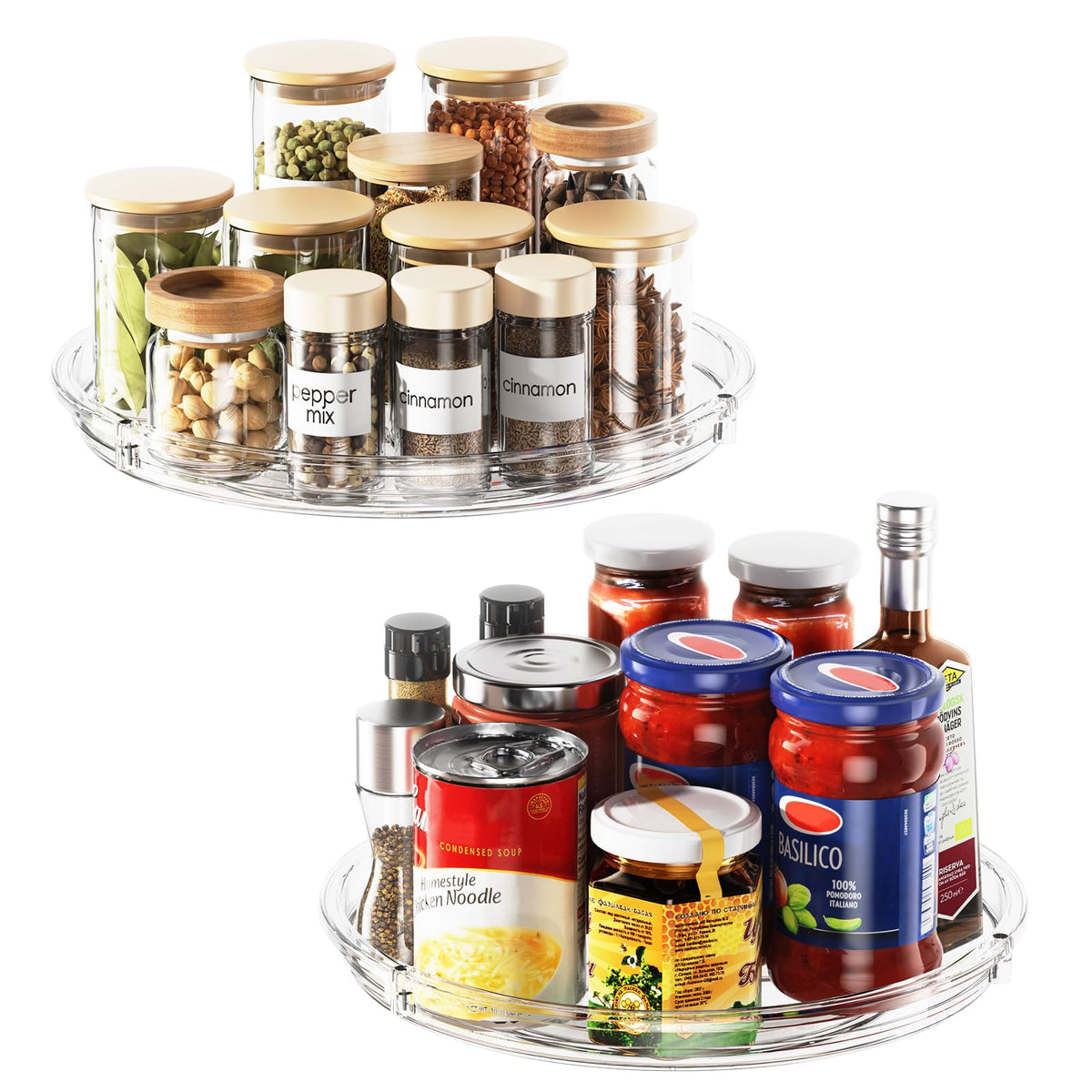 LAMU 2 Pack Lazy Susan Organizer 9 inch Lazy Susan T | All Products - Image 1